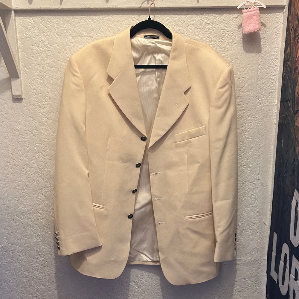 Giani Bernini Elegant Cream Blazer